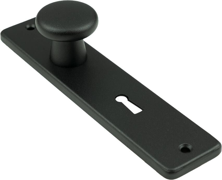 AMI Knop 160 40 Vast Kortschild 180 41 RH Sl 56 Zwart 9005 Str 739172