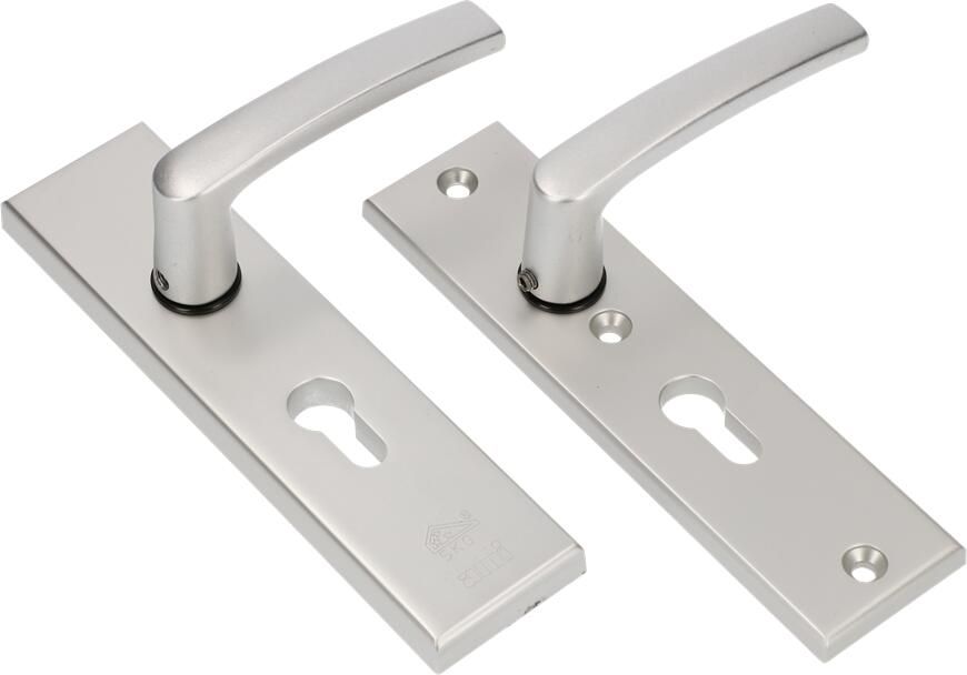 AMI Veiligheidsbeslag 193*50 Buiten en Binnen Profielcilinder 55 + Deurkruk 332 F1 Deurdikte 38 42 Mm 821206