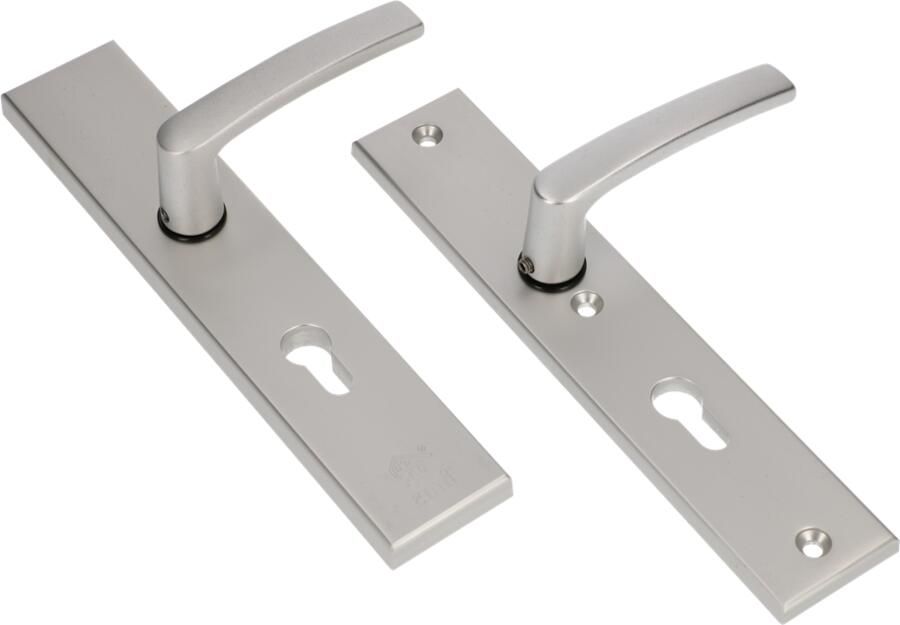 AMI Veiligheidsbeslag 251 50 Buiten en Binnen Profielcilinder 72 Deurkruk 332 F2 Deurdikte 38 42 Mm 800145