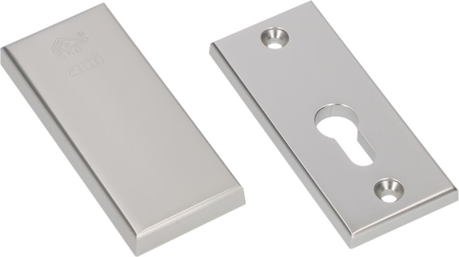 AMI Veiligheidsbeslag Rozet 115*50 Buiten Blind Binnen Profielcilinder F1 Deurdikte 38 42 Mm 820113