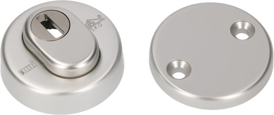 AMI Veiligheidsbeslag Rozet Rond Buiten 15 Kt Binnen Blind F1 Deurdikte 38 42 Mm 820023