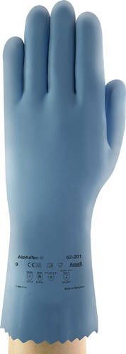 Ansell Chemicaliënhandschoen | blauw | EN 388 EN 374 EN 407 | PSA-categorie III | 12 paar 62-201-10