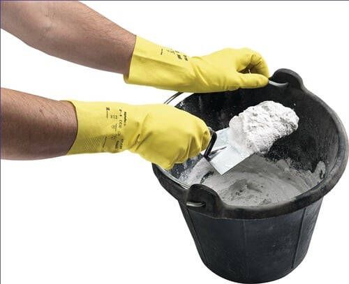 Ansell Chemicaliënhandschoen | 5-9 geel PSA-categorie I | 12 paar 87-190-8 5-9 87-190-8 5-9