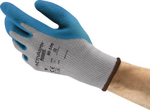 Ansell Handschoen | blauw grijs | EN 388 PSA-categorie II | polyester katoen | 12 paar 80-100-10
