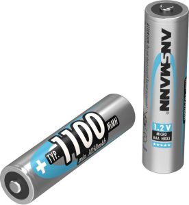 Ansmann 1 x Oplaadbare batterij | NiMH | AAA | 1100 mAh (min. 1050 mAh) 5035221