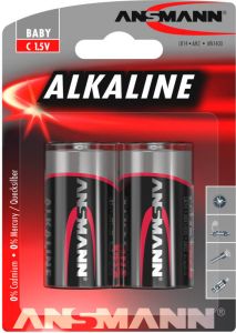 Ansmann 2 x Alkaline batterij | baby C LR14 1513-0000