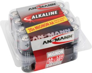 Ansmann 20x Alkaline-penlitebatterij | AA | 1 5 V | LR6 AM3 MN1500 5015548