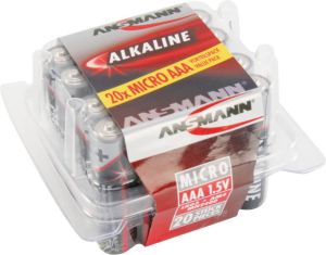 Ansmann 20x Alkaline potloodbatterij | AAA | 1 5 V | LR3 MN2400 5015538