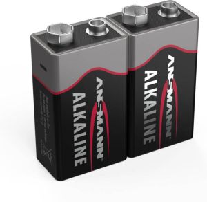 Ansmann 2x Alkaline 9 V blokbatterij | E-blok | 6LR61 MN1604 5015591