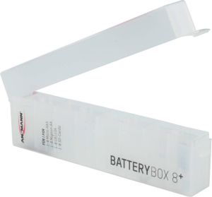 Ansmann Accubox 8 plus Batterijbox voor 8 x AAA of AA cellen oplaadbaar alkaline batterijen 4000033