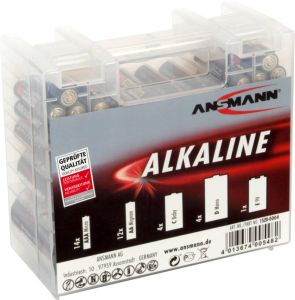 Ansmann Batterijbox | Alkaline-batterij | 1 5 V | 35 stuks 1520-0004