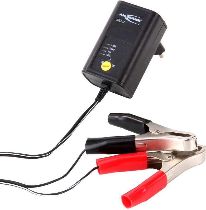 Ansmann Batterijoplader voor loodaccu&apos;s | 2 V 6 V 12 V met druppellading 1001-0015