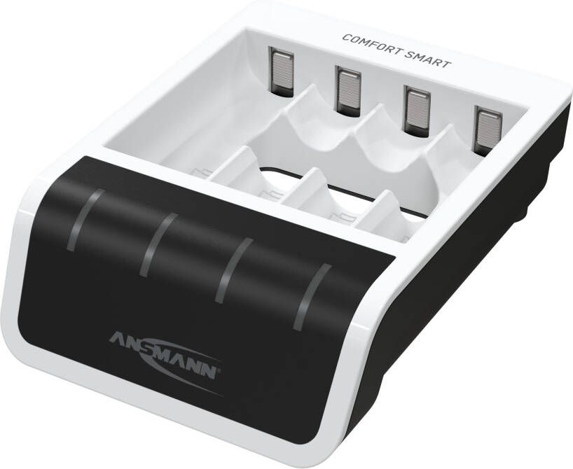 Ansmann Comfort Smart Snellader met USB-ingang voor 1-4 NiMH-batterijen 1001-0092