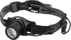 Ansmann HD500R Kwalitatief hoogwaardige | spatwaterbestendige hoofdlamp met LED van 10 W | 550 lumen 1600-0325