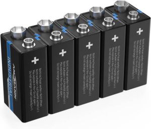 Ansmann Industriële lithium E-blokbatterij | 9 V | 6FR22 | 5 stuks 1505-0002