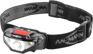 Ansmann LED-hoofdlamp HD70B met 65 lumen | IP44 spatwaterdicht | reikwijdte 80 m | 3 functies 1600-0260
