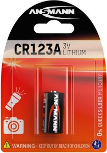 Ansmann Lithium batterij CR123A CR17335 | 1 stuk 5020012