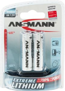 Ansmann Lithium batterij | Mignon AA FR6 | 2 stuks 5021003