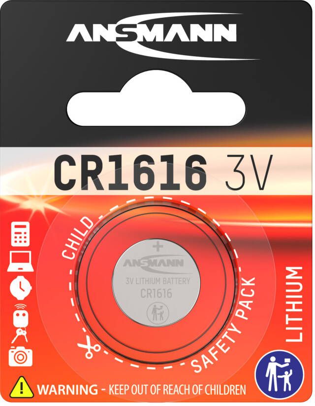 Ansmann Lithium knoopcel CR16162 | 3 V | 1 stuk 5020132