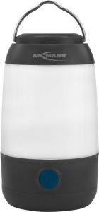 Ansmann Mini LED Camping Lantaarn Light | dimbaar | 3 lichtstanden | inclusief 3x AAA batterijen 1600-0388