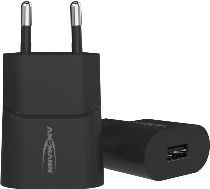 Ansmann USB-oplader 5 W | HC105 | zwart | voor smartphone tablet en andere USB-apparaten 1001-0108