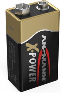 Ansmann X-Power Alkaline batterij 9 volt E blok 6LR61 | 10 stuks 5015711