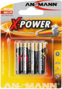 Ansmann X-Power Alkaline batterij micro AAA LR03 | 4 stuks 5015653