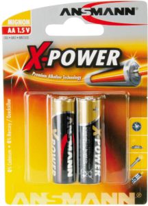 Ansmann X-Power Alkaline batterij mignon AA LR6 | 2 stuks 5015613