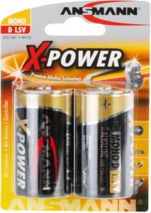 Ansmann X-Power Alkaline batterij mono D LR20 | 2 stuks 5015633