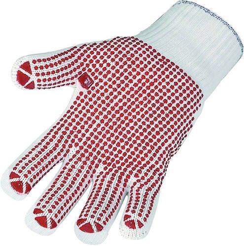 Asatex Handschoen | rood | EN 388 PSA-categorie II | katoen (binnen) polyamide (buiten) | 12 paar 3685 10