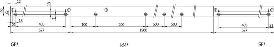 ASSA ABLOY DCA160 Montageplaat voor glijarmsysteem DC700G-CO CO-E | kleur zilver EV1 10037190
