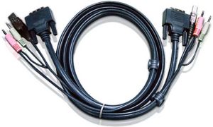 Aten 1.8M USB DVI-D Enkelvoudige Link KVM Kabel | 1 stuks 2L-7D02U