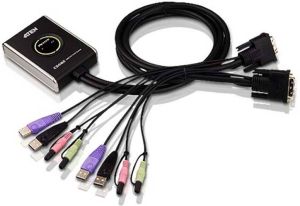 Aten 2-poorts USB DVI- audiokabel KVM-switch | 1 stuks CS682-AT