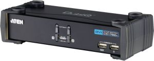 Aten 2-poorts USB DVI Geluid KVMP-schakelaar | 1 stuks CS1762A-AT-G