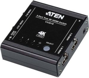 Aten 3-poorts True 4K HDMI-schakelaar | 1 stuks VS381B-AT