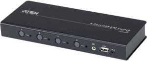 Aten 4-poorts USB Boundless KVM-switch (kabels meegeleverd) | 1 stuks CS724KM-AT