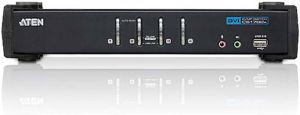Aten 4-poorts USB DVI Geluid KVMP-schakelaar | 1 stuks CS1764A-AT-G