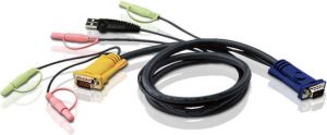 Aten 5M USB KVM Kabel met 3 in 1 SPHD en Geluid | 1 stuks 2L-5305U
