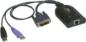 Aten USB DVI Virtual Media KVM-adapter met smartcard-ondersteuning | 1 stuks KA7166-AX