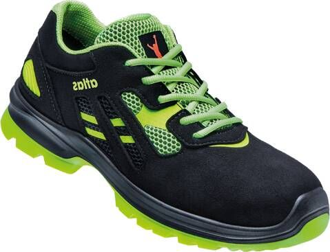 Atlas Werkschoen Flash 2605 Laag S1P | Zwart Groen | 00.012.060.40