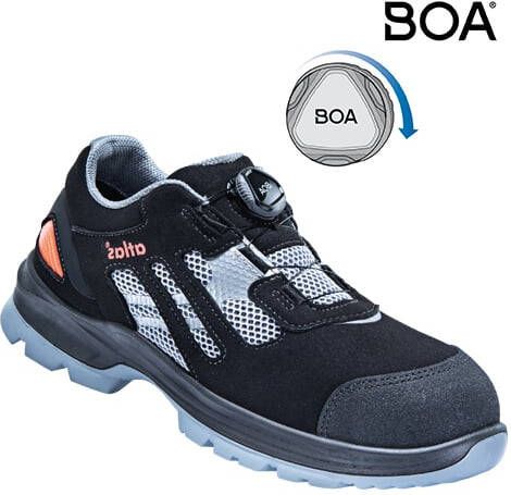 Atlas Werkschoen Flash 3200 Laag BOA S1 | Zwart Grijs | 00.012.166.37