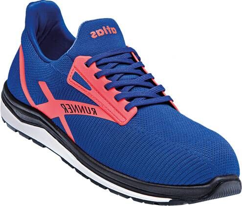 Atlas Werkschoen Runner 45 S1P | Neon Blauw | 4043692434391