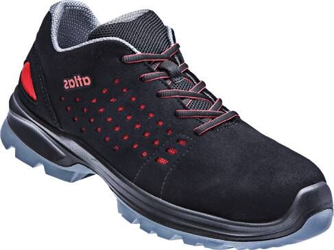 Atlas Werkschoen SL 30 Laag S1 | Zwart Rood | 00.012.082.48