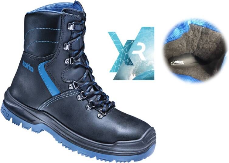 Atlas Werkschoen XR 845 XP Hoog S3 CI gevoerd | Zwart | 00.012.153.43