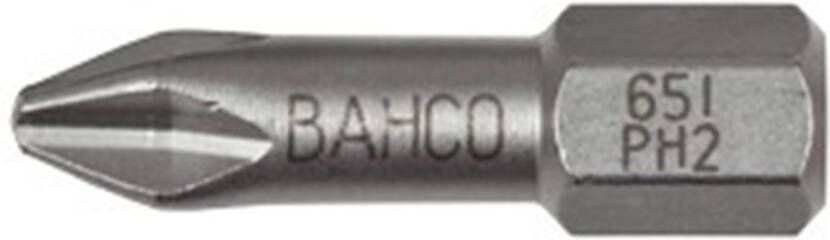 Bahco 10xbits ph1 25mm 1 4" rvs | 65I PH1