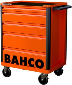 Bahco 1472K5 | E72 Gereedschapswagen | Oranje | 5 Lades