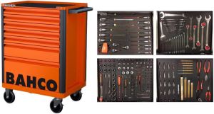 Bahco 1472K7-FULL4 | Gereedschapswagen | Oranje | 190-delig