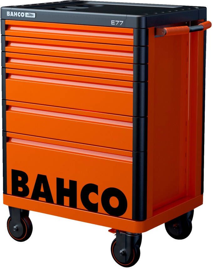 Bahco 1477K6 | E77 Premium Gereedschapswagen | Oranje | 6 Lades 1477K6