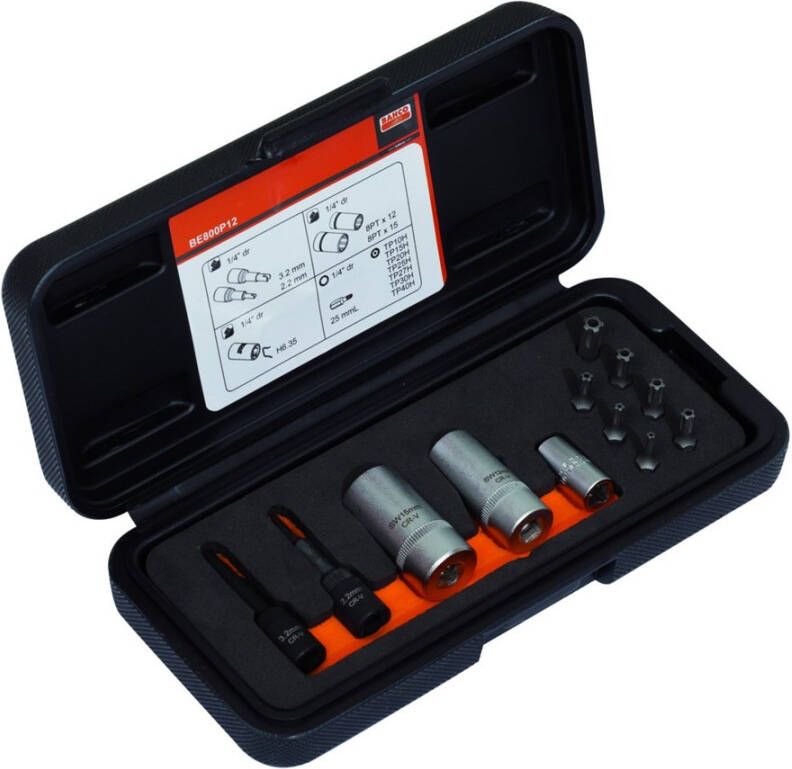 Bahco ac reparatieset 12dlg | BE800P12