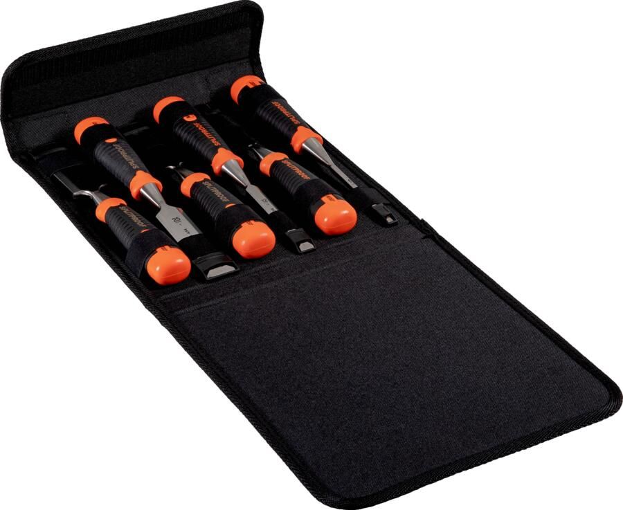 Bahco 434-S6-PP 6-dlg Ergonomische beitelset in polyester houder | 434-S6-PP